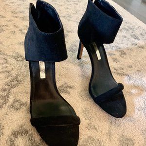Black Ankle Strap Heels